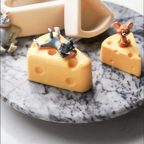 Cheese Shape 3D Silicone Cake Baking Mold - Image 2