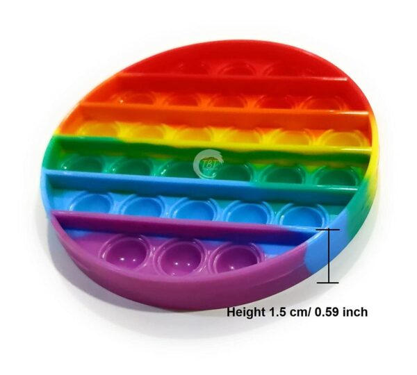 Round Pop It Push pop Bubble Toy/Silicone Chocolate Mold - Image 3