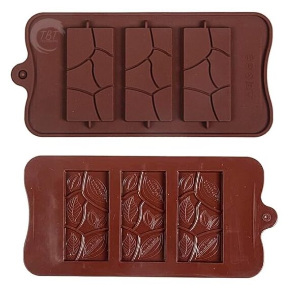 Leaf Design Chocolate Silicone Bar Mold - Image 4