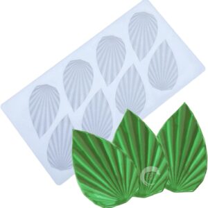 ruffled-leaf-shape-silicone-garnishing-sheet