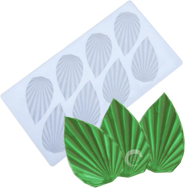 ruffled-leaf-shape-silicone-garnishing-sheet