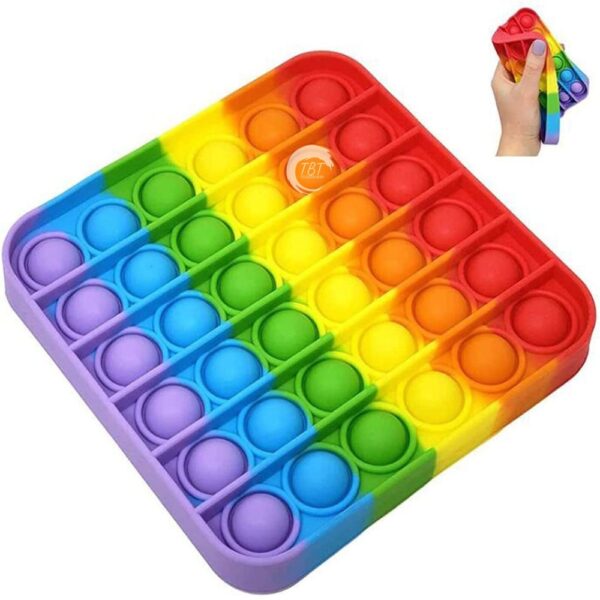 Square Pop It Push pop Bubble Toy/Silicone Chocolate Mold - Image 3