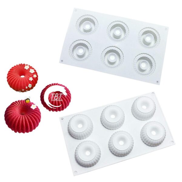 3D Hemisphere Geo Silicone Baking Mold - Image 3