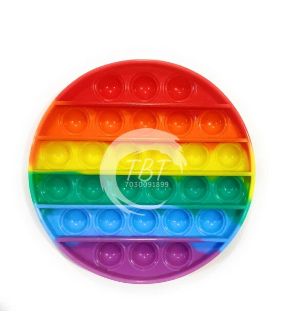 Round Pop It Push pop Bubble Toy/Silicone Chocolate Mold - Image 2