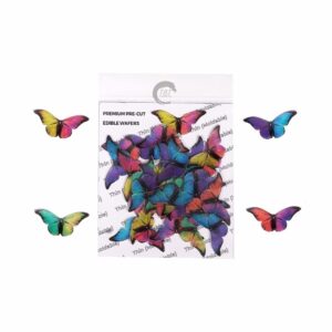rainbow-color-butterfly-edible-pre-cut-wafer-paper