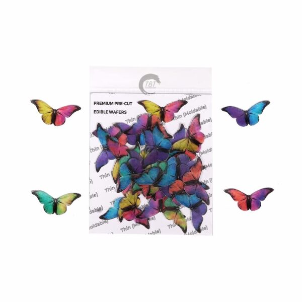 rainbow-color-butterfly-edible-pre-cut-wafer-paper