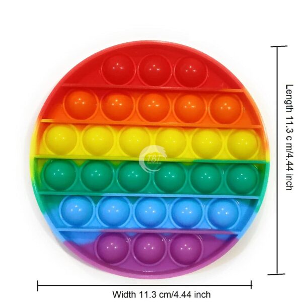 Round Pop It Push pop Bubble Toy/Silicone Chocolate Mold - Image 4