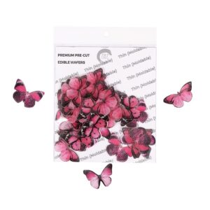 small-pink-butterfly-edible-pre-cut-wafer-paper