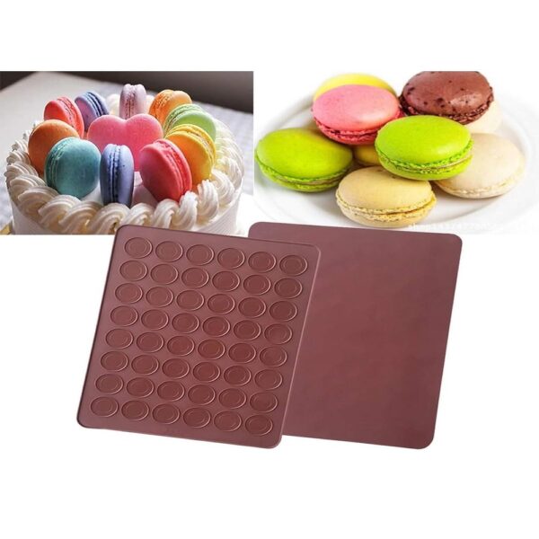 48 Cavity Macaron Silicone Mat - Image 8
