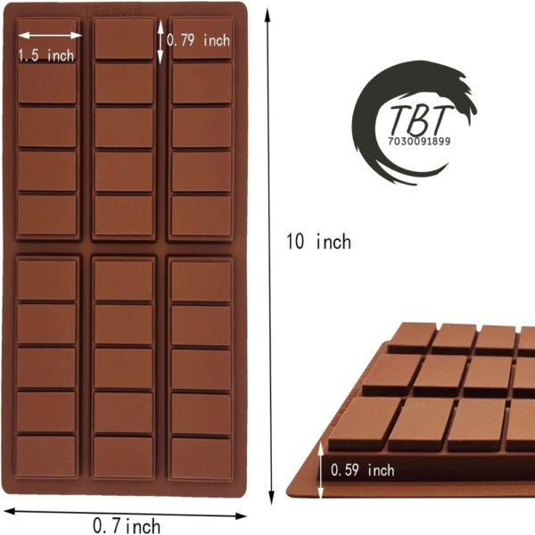 Silicone Chocolate Big Bar Sweet Mold - Image 3