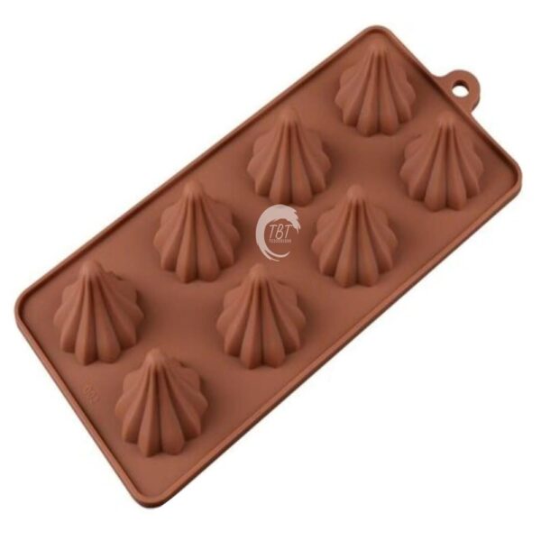 8 Cavity Silicone Modak Shape Chocolate Mold - Image 3