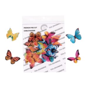 mixed-color-butterfly-edible-pre-cut-wafer-paper