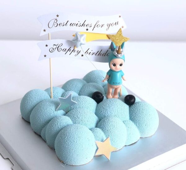 3D Bubbles Sky Cloud Silicone Cake Mold - Image 3