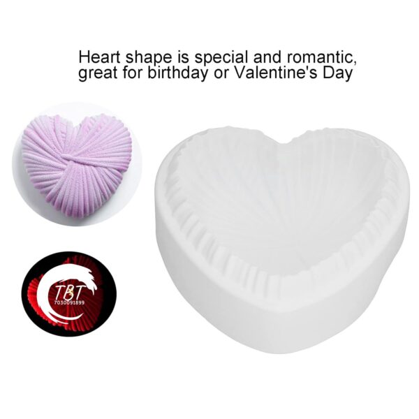 Valentine's Silicone Heart Cake Mold - Image 5