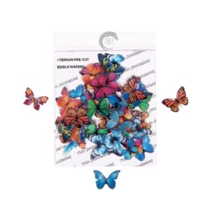 mixed-color-small-edible-pre-cut-butterfly-wafer-paper