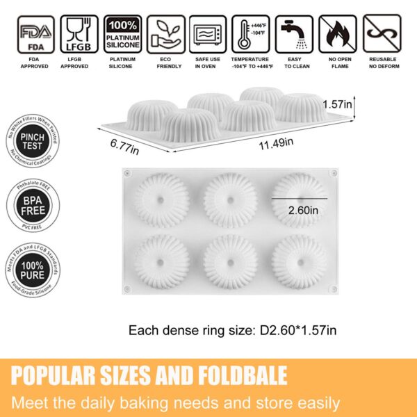 3D Hemisphere Geo Silicone Baking Mold - Image 2