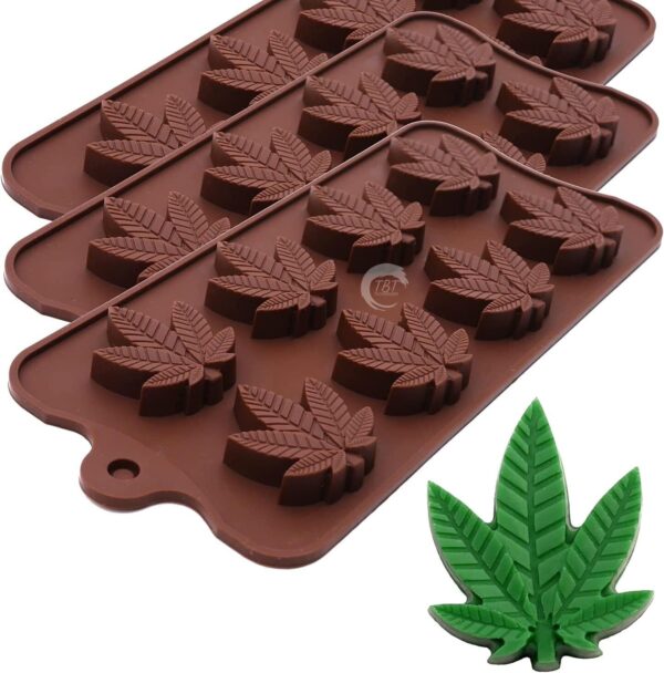 Silicone Leaf Chocolate Mold - Image 3