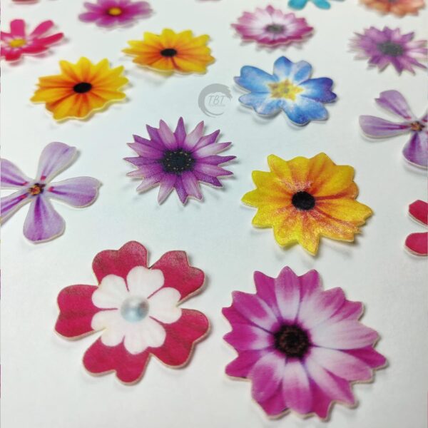 Edible Pre-Cut Flowers Wafer Paper #1 - Image 4