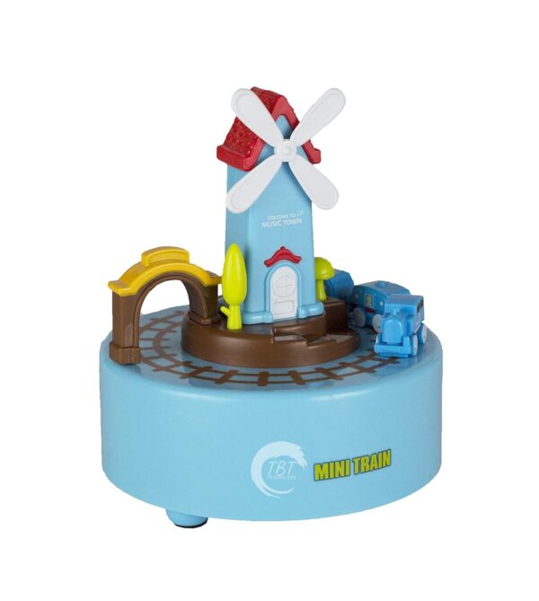 Music Town Mini Train Moving Train Cake Decoration - Image 4