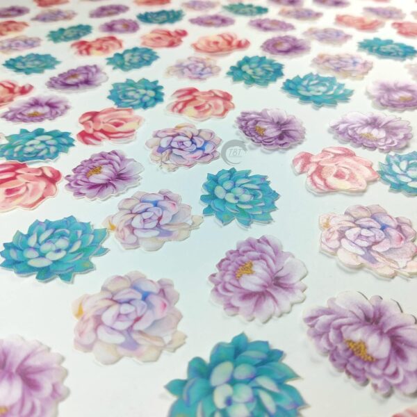 Edible Pre-Cut Flowers Wafer Paper #2 - Image 4