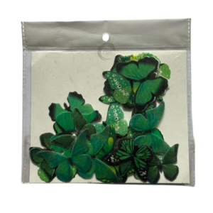 green-edible-pre-cut-butterfly-wafer-paper