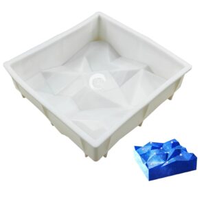 square-irregularity-3d-diamond-shaped-silicone-cake-mold