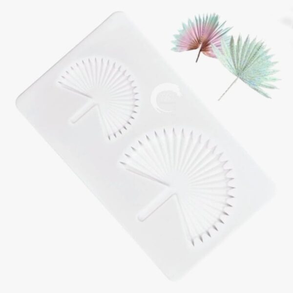 2-sizes-origami-sun-palm-leaf-silicone-chocolate-mold