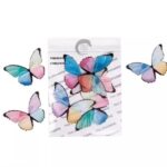 rainbow-color-big-size-edible-pre-cut-butterfly-wafer-paper