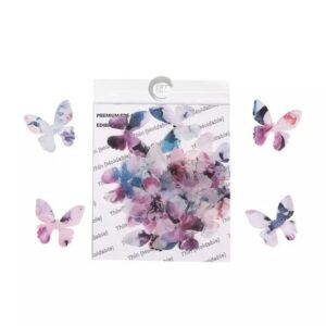 abstract-purple-color-edible-pre-cut-butterfly-wafer-paper