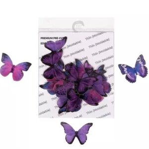 purple-edible-pre-cut-butterfly-wafer-paper