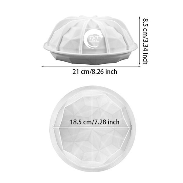 3D Diamond Shape Pinata Cake Mold - Image 3