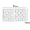 4 Cavity Triangle Shape Silicone Garnishing Sheet - Image 3