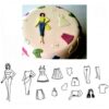 Fashion Girl Silhouette Fondant And Cookie Cutter Set - Image 5