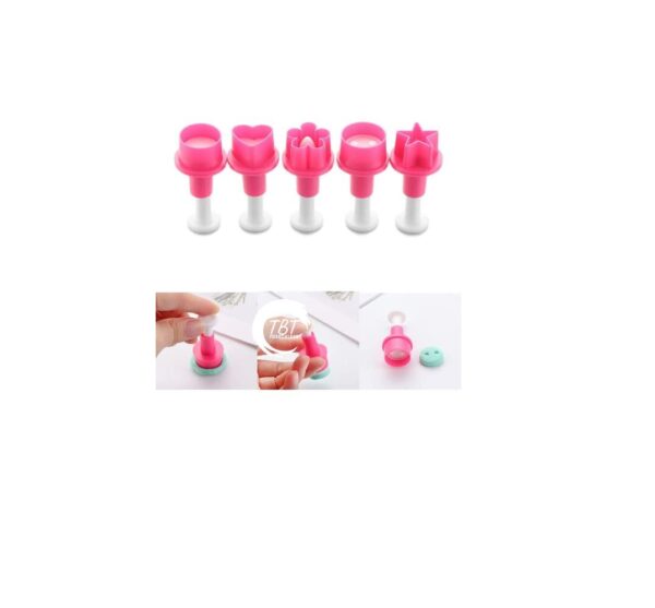 5 Different Shapes Fondant Plunger Cutter - Image 2
