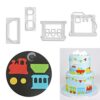 Train Pattern Fondant Cutter Set - Image 2