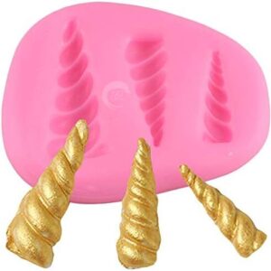 small-unicorn-horn-silicone-fondant-mold