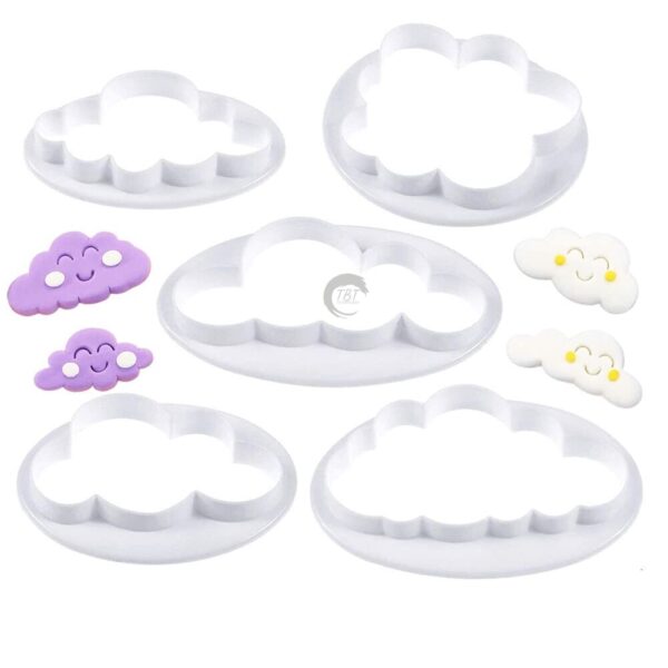 5Pcs Different Flufy Cloud Cutters - Image 7