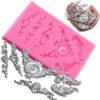 Baroque Vintage Curlicues Silicone Fondant Mold - Image 4