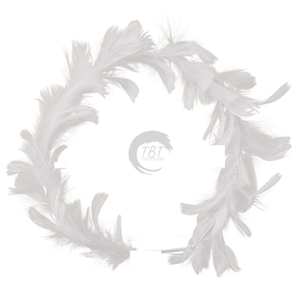 white-round-feather
