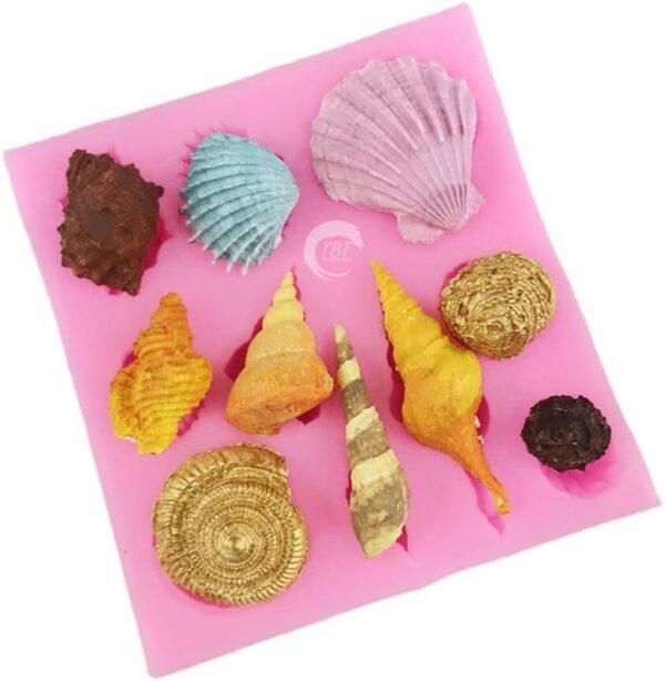 Sea Creatures Silicone Fondant Mold - Image 2