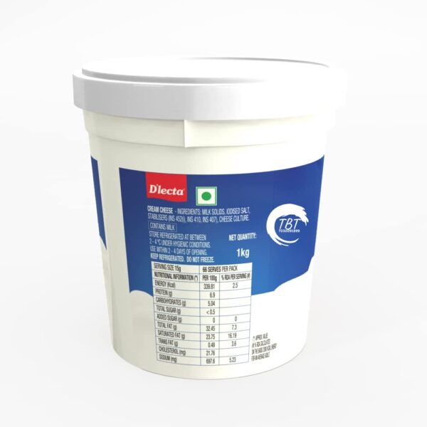 Dlecta Cream Cheese -1 KG - Image 3