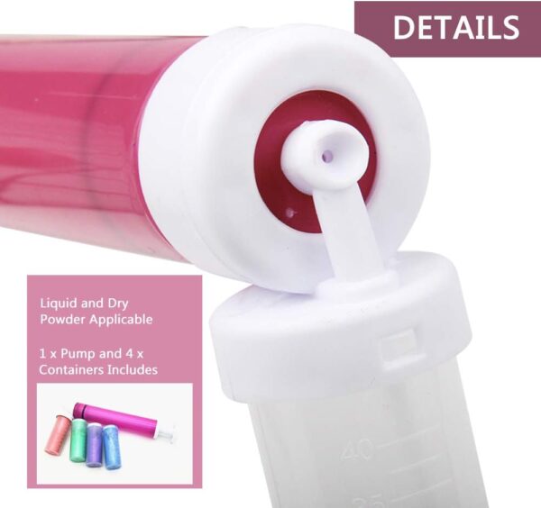 Shimmer Airbrush Pump Cakes Glitter Decorating Tool - Image 6