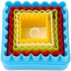 Double Sided Square Shape Plastic Cookie Cutter - Image 2