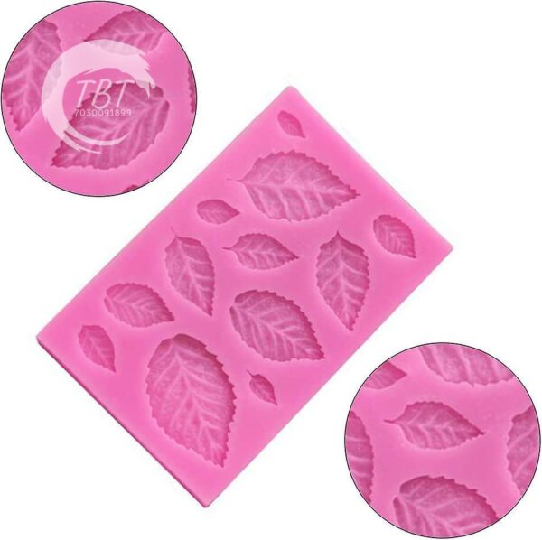 Maple Leaves Silicone Fondant Mold - Image 3