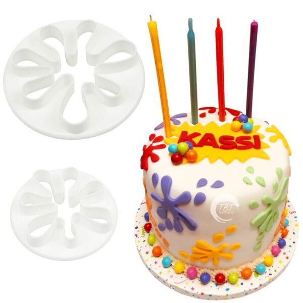 Splat Shape Cookie And Fondant Cutter - Image 2