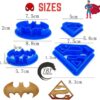 Superman Batman Fondant And Cookie Cutter - Image 3