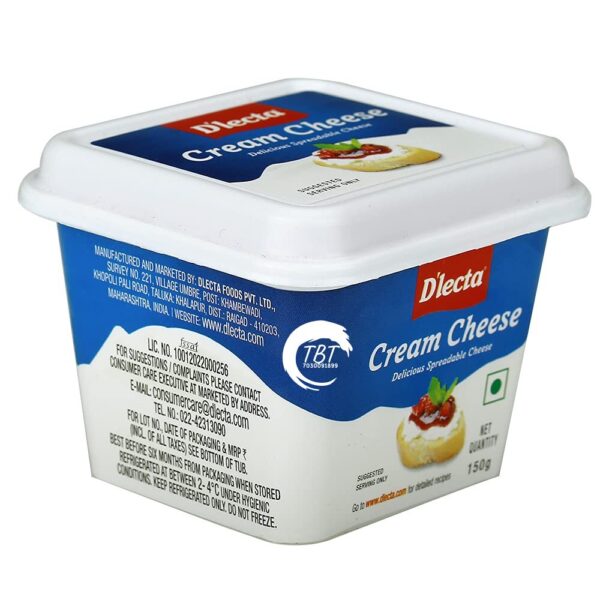 Dlecta Cream Cheese - 150 GM - Image 2