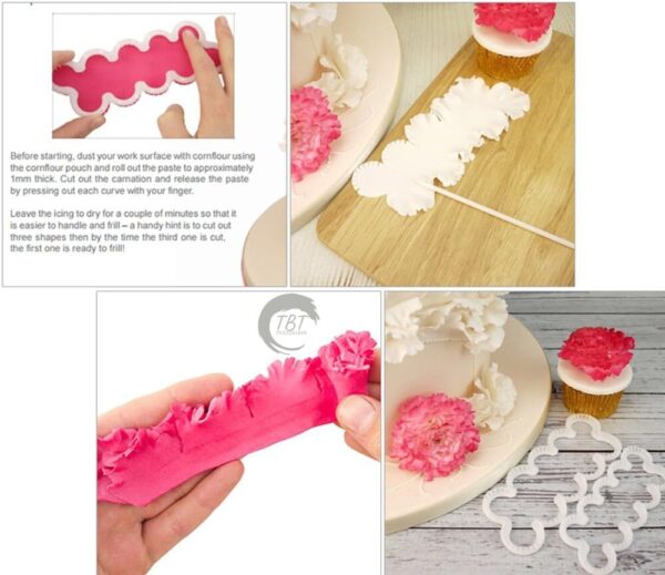 3 Pcs The Easiest Carnation Ever Flower Cutter - Image 4