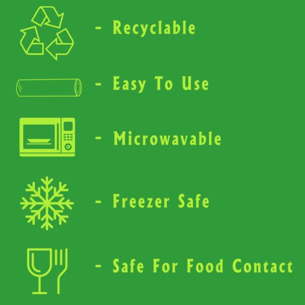 Cling Film Wrap 100 Meters Non-Stick Microwave Safe - Image 2