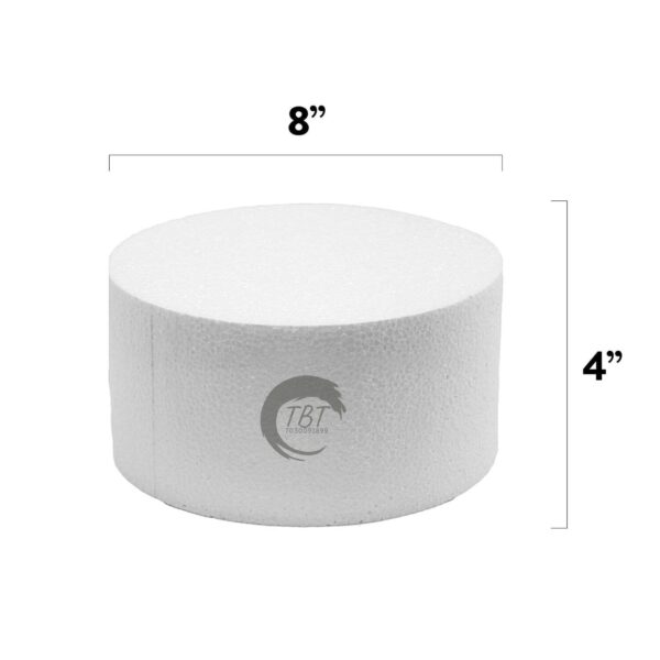 Round Cake Dummy 8x4 Inch - Image 2